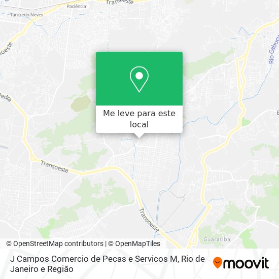 J Campos Comercio de Pecas e Servicos M mapa