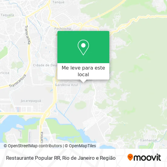 Restaurante Popular RR mapa