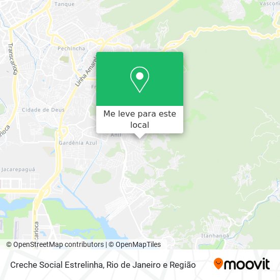 Creche Social Estrelinha mapa
