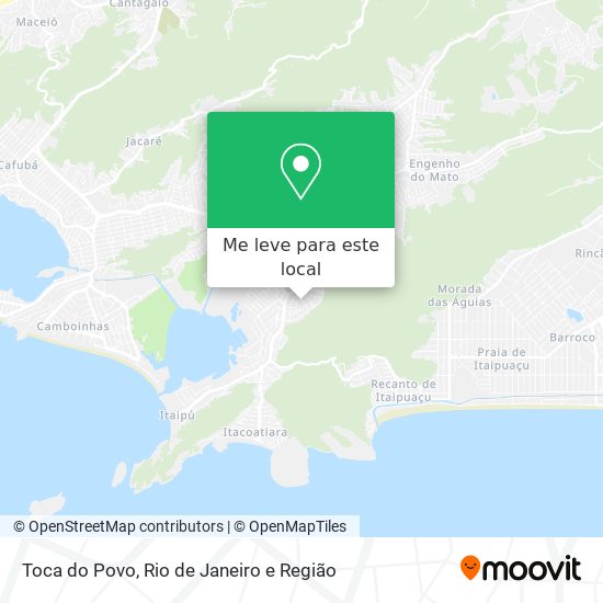 Toca do Povo mapa