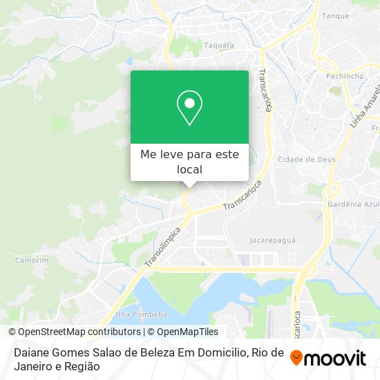 Daiane Gomes Salao de Beleza Em Domicilio mapa