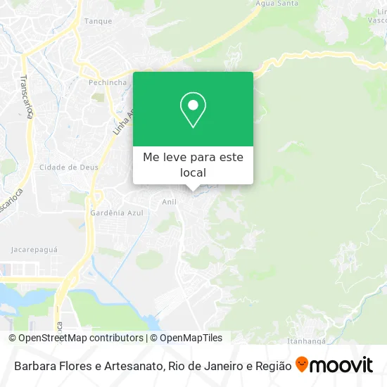 Barbara Flores e Artesanato mapa