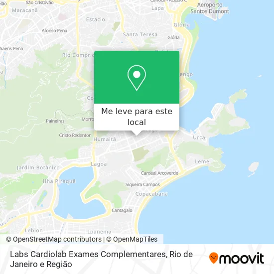 Labs Cardiolab Exames Complementares mapa