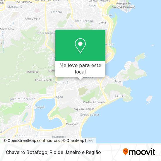 Chaveiro Botafogo mapa