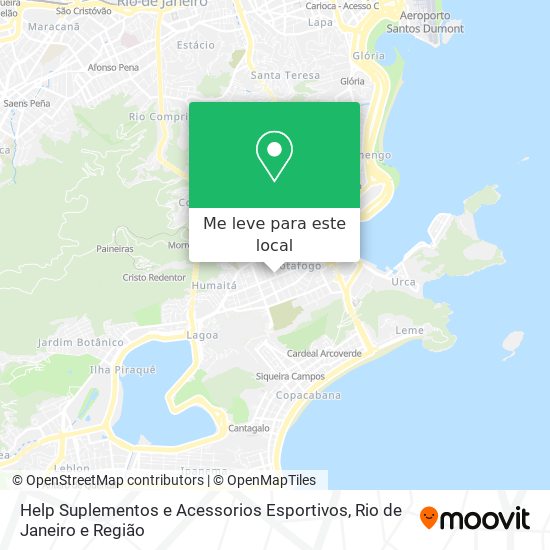 Help Suplementos e Acessorios Esportivos mapa