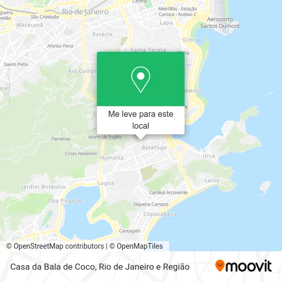 Casa da Bala de Coco mapa