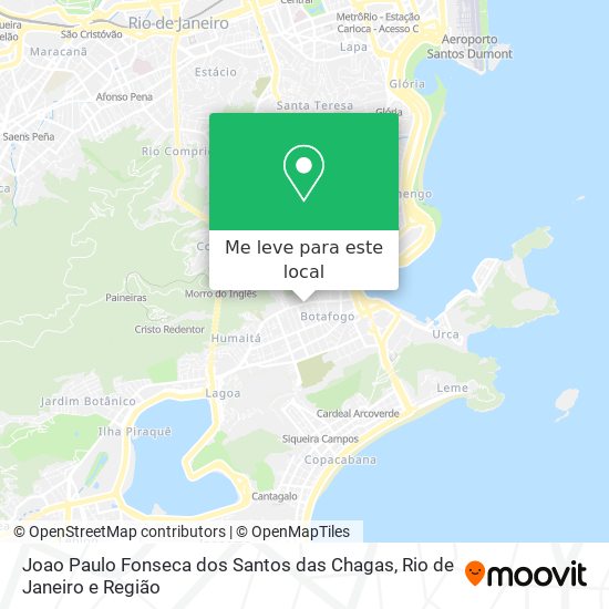 Joao Paulo Fonseca dos Santos das Chagas mapa