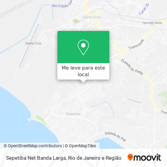 Sepetiba Net Banda Larga mapa