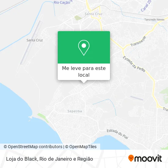 Loja do Black mapa