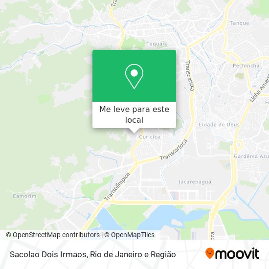 Sacolao Dois Irmaos mapa