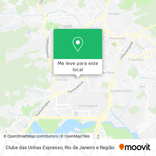 Clube das Unhas Expresso mapa