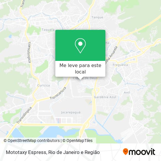 Mototaxy Espress mapa