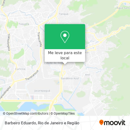 Barbeiro Eduardo mapa