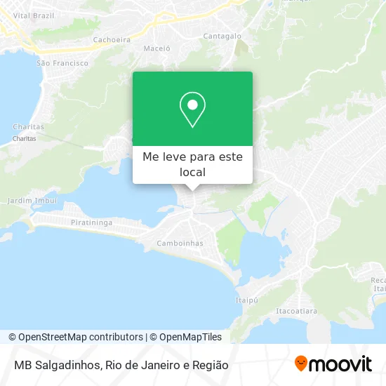 MB Salgadinhos mapa