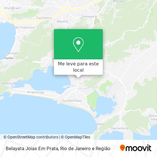 Belayata Joias Em Prata mapa