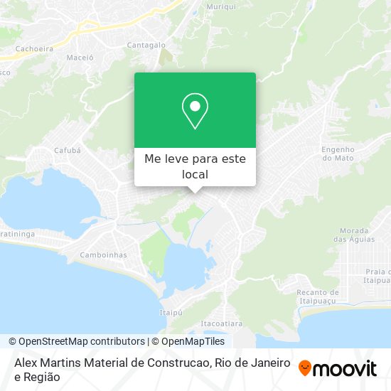 Alex Martins Material de Construcao mapa
