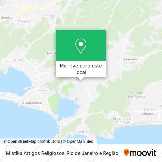 Mistika Artigos Religiosos mapa