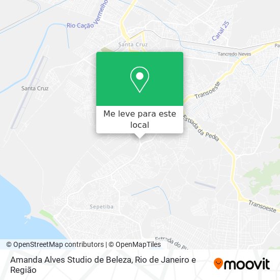 Amanda Alves Studio de Beleza mapa