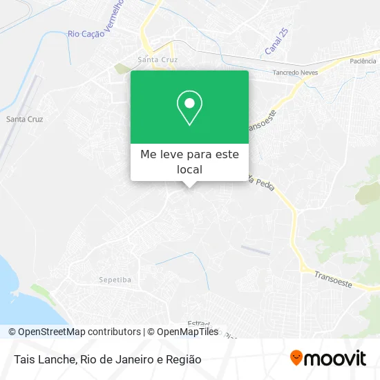 Tais Lanche mapa