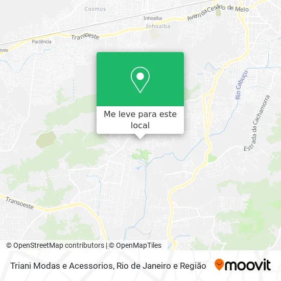 Triani Modas e Acessorios mapa