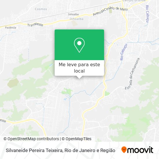 Silvaneide Pereira Teixeira mapa