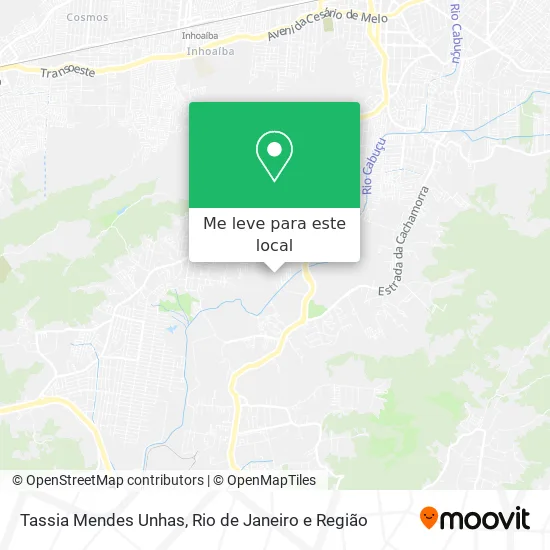 Tassia Mendes Unhas mapa