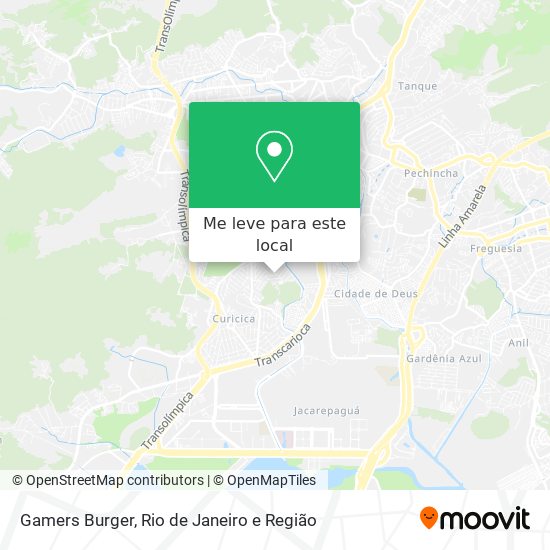 Gamers Burger mapa
