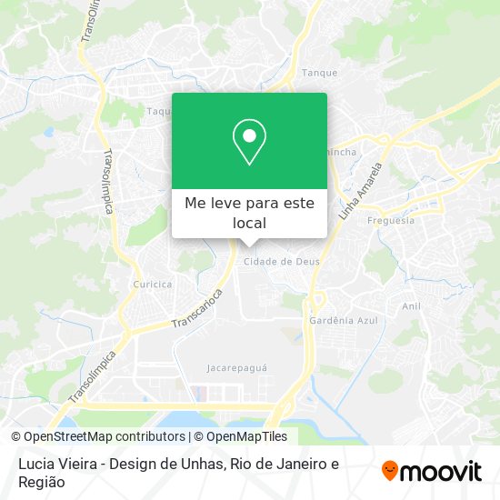 Lucia Vieira - Design de Unhas mapa