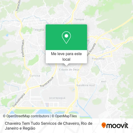 Chaveiro Tem Tudo Servicos de Chaveiro mapa