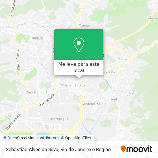 Sebastiao Alves da Silva mapa