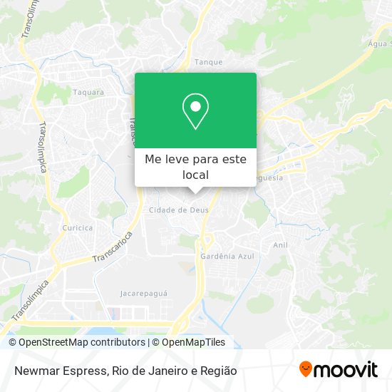 Newmar Espress mapa