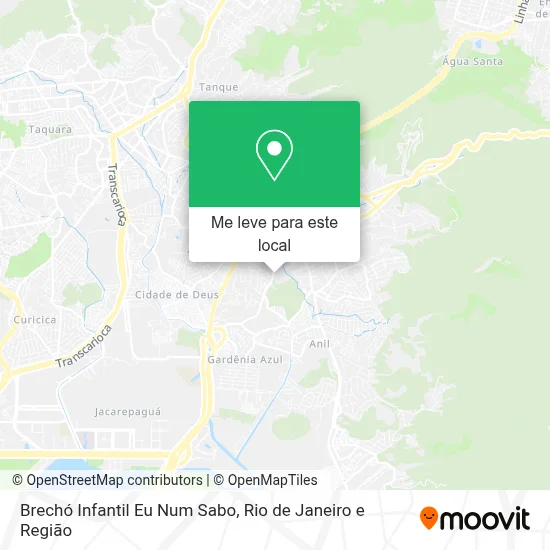 Brechó Infantil Eu Num Sabo mapa