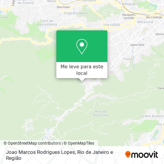 Joao Marcos Rodrigues Lopes mapa