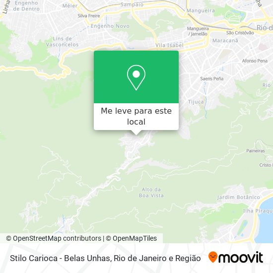 Stilo Carioca - Belas Unhas mapa