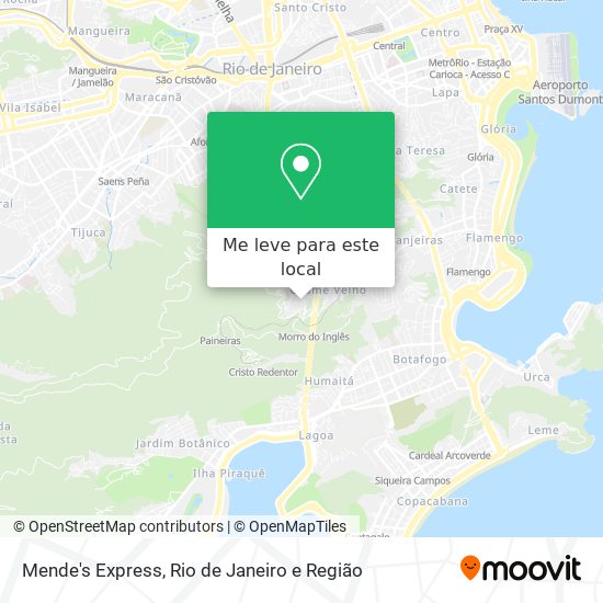 Mende's Express mapa