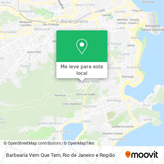 Barbearia Vem Que Tem mapa