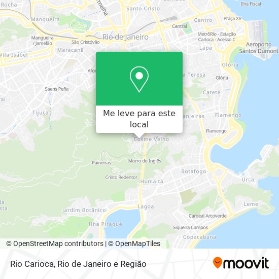 Rio Carioca mapa