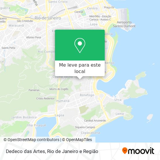 Dedeco das Artes mapa