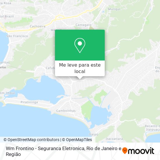 Wm Frontino - Seguranca Eletronica mapa