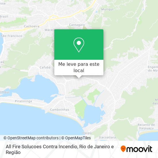 All Fire Solucoes Contra Incendio mapa