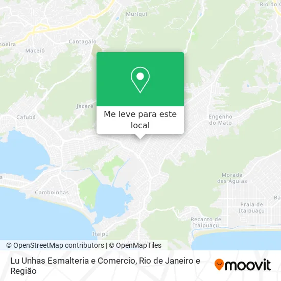 Lu Unhas Esmalteria e Comercio mapa