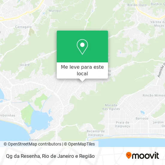 Qg da Resenha mapa