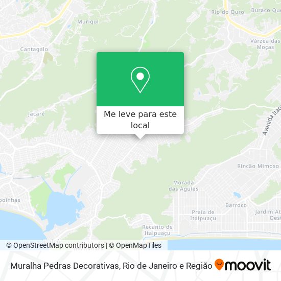 Muralha Pedras Decorativas mapa