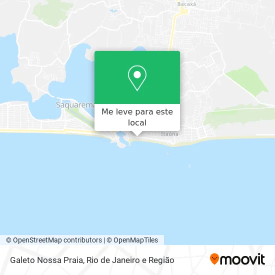 Galeto Nossa Praia mapa