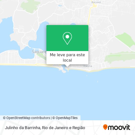 Julinho da Barrinha mapa