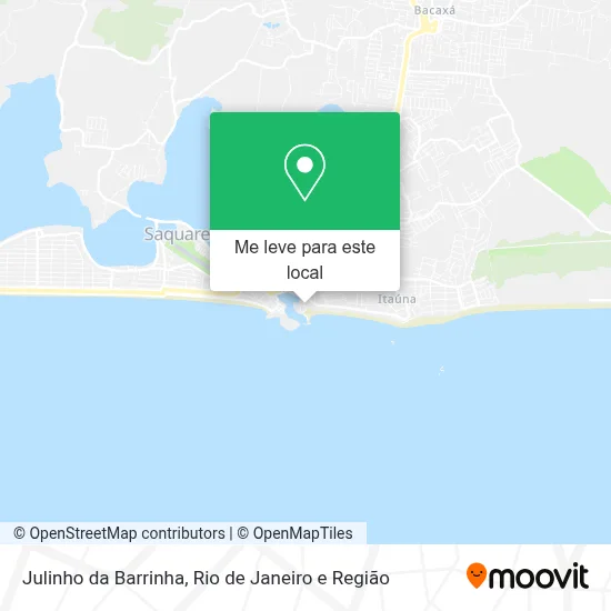 Julinho da Barrinha mapa