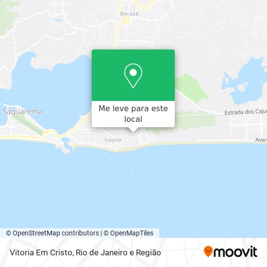 Vitoria Em Cristo mapa