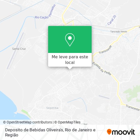 Deposito de Bebidas Oliveira's mapa