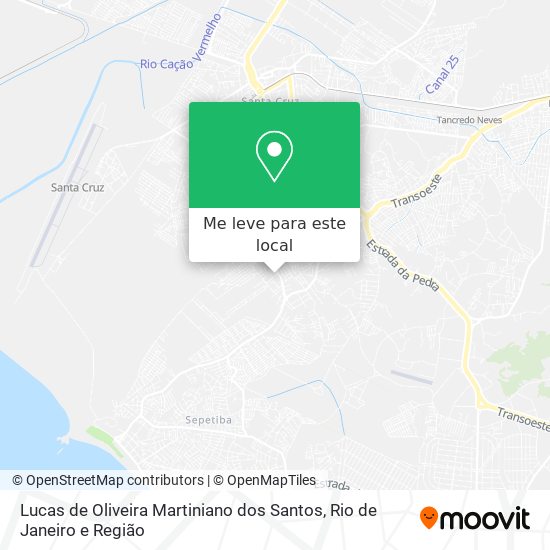 Lucas de Oliveira Martiniano dos Santos mapa