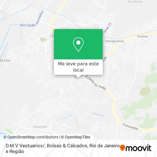 D.M.V Vestuarios / , Bolsas & Calcados mapa